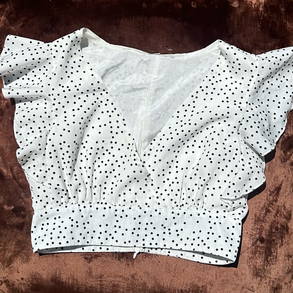 Polka dot Zara Crop Top